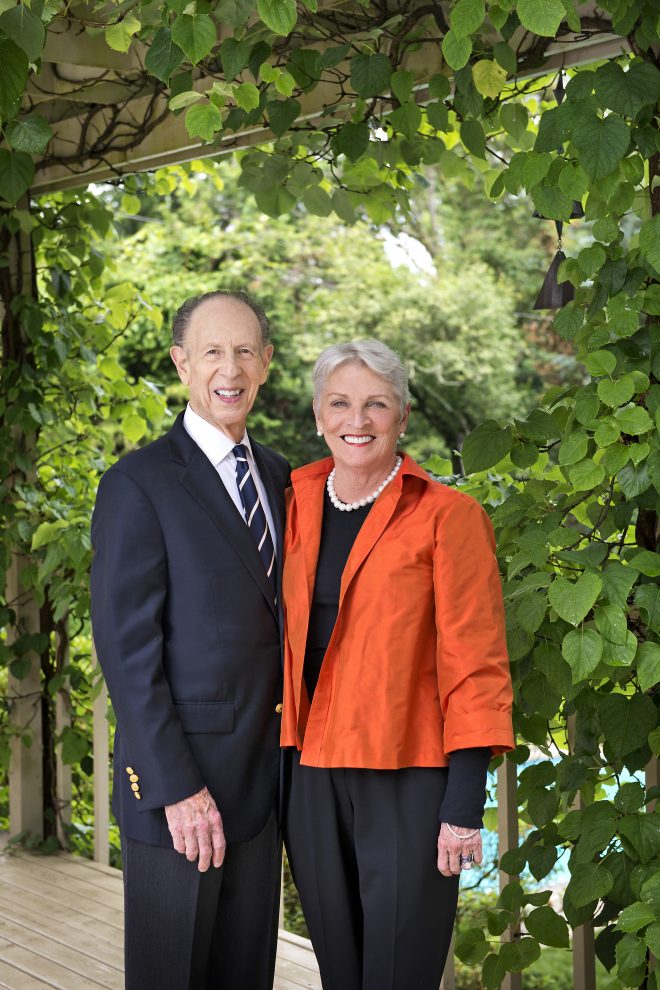 Photograph of Baltimore School for the Arts donors, Pat and Mark Joseph